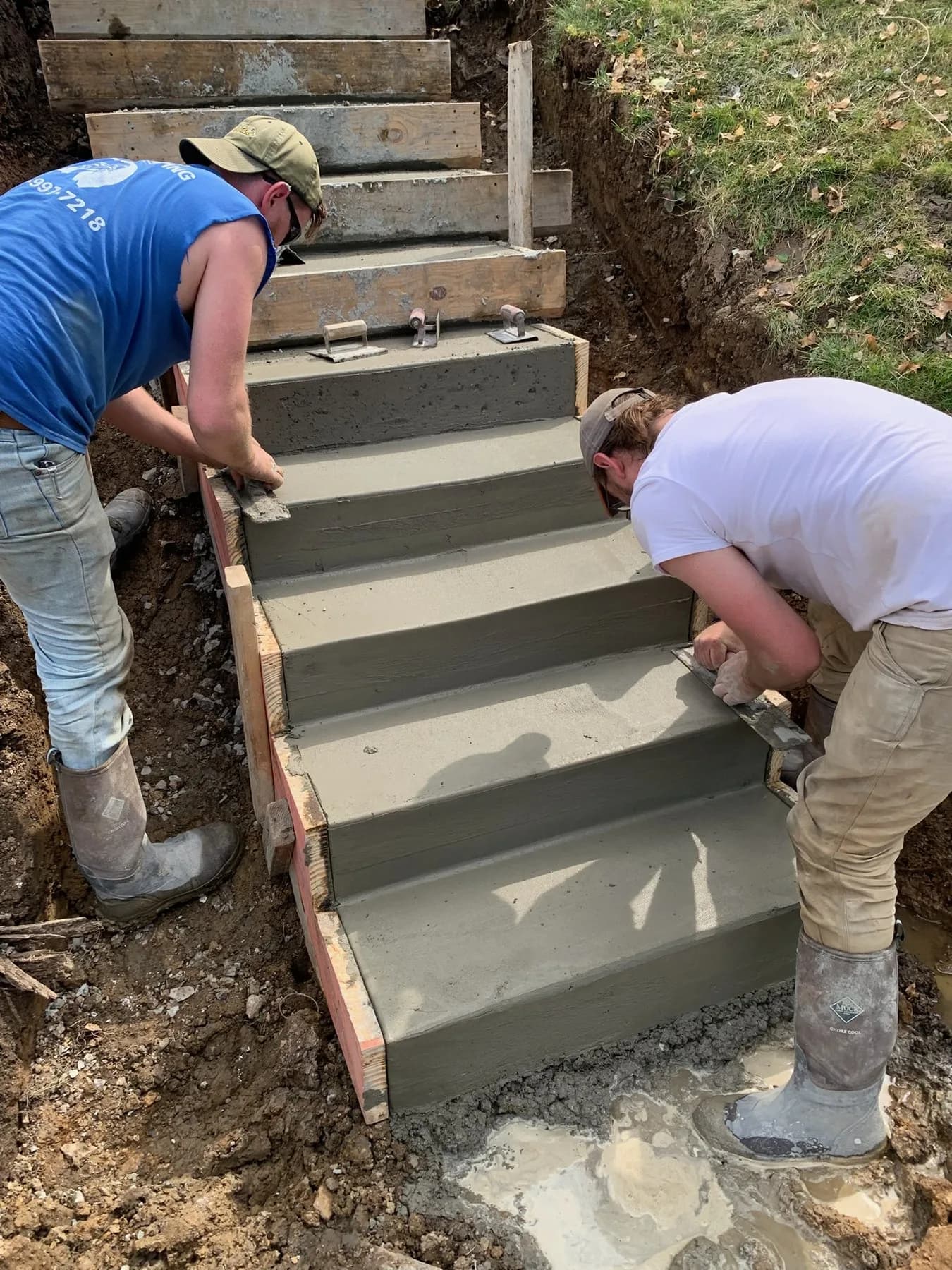 Corwin Contracting jobsite photo 15: excavation and retaining wall work in Southwestern PA