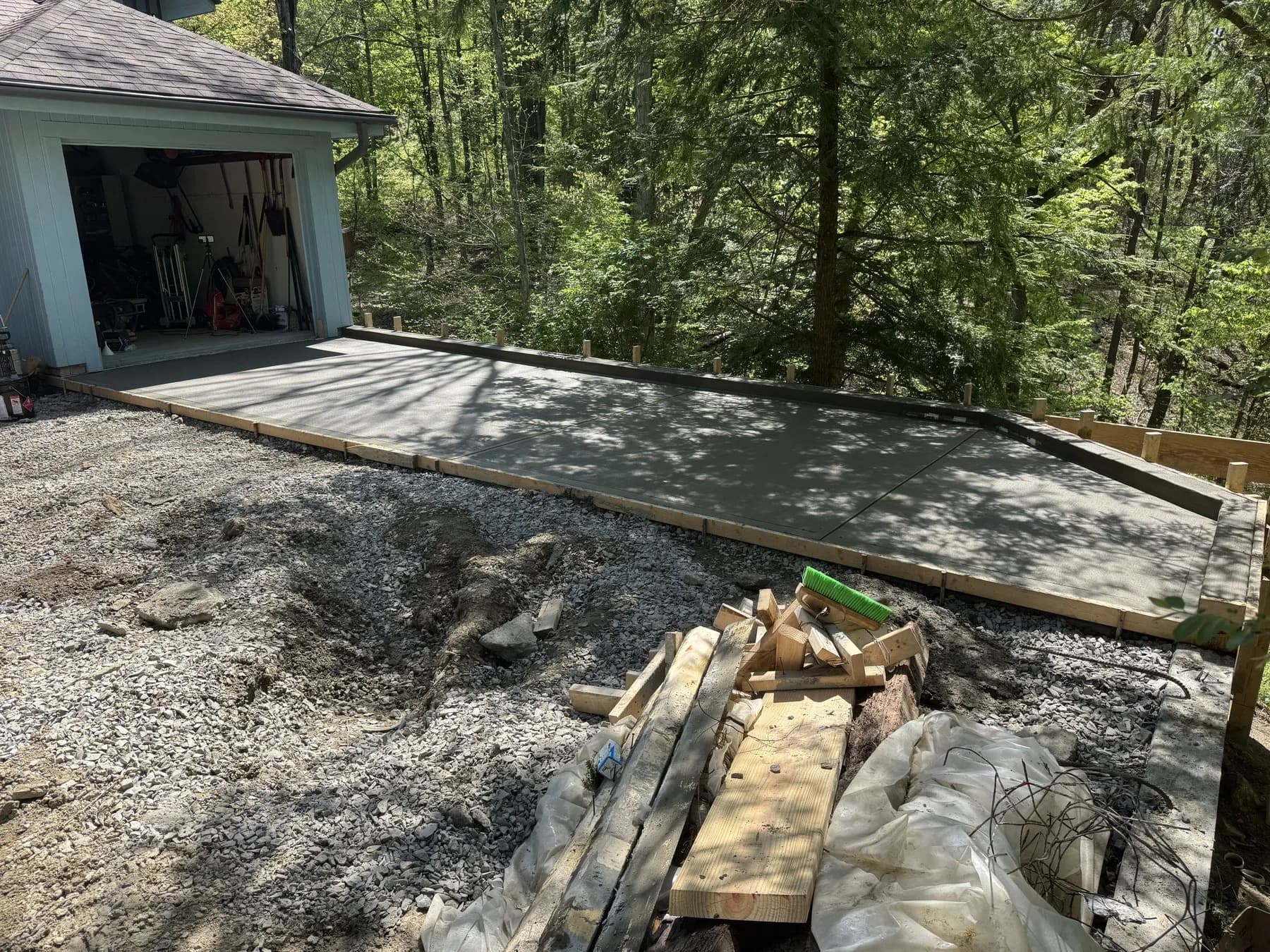 Corwin Contracting jobsite photo 20: excavation and retaining wall work in Southwestern PA