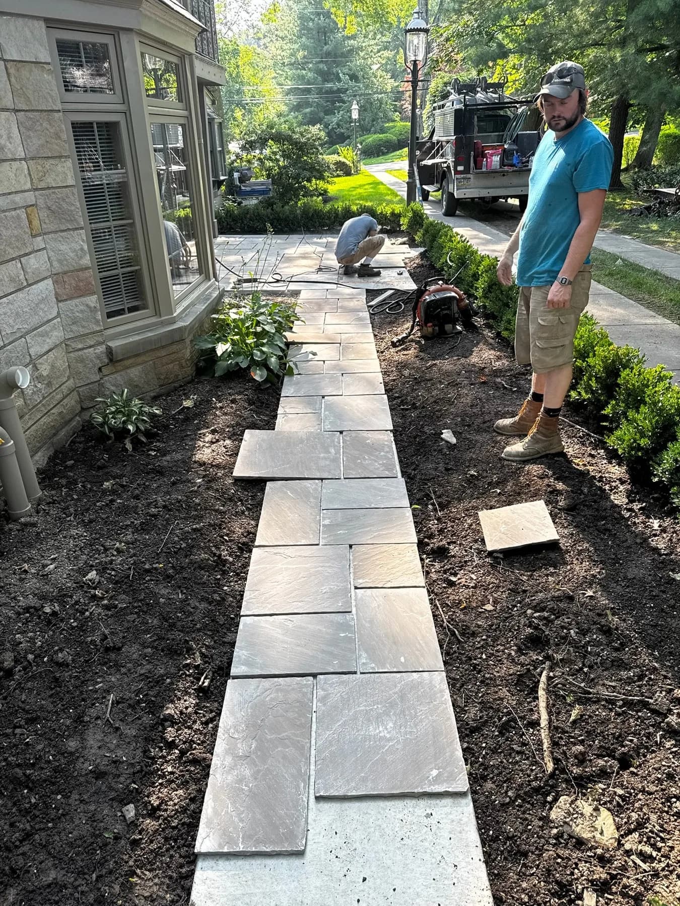 Corwin Contracting jobsite photo 21: excavation and retaining wall work in Southwestern PA
