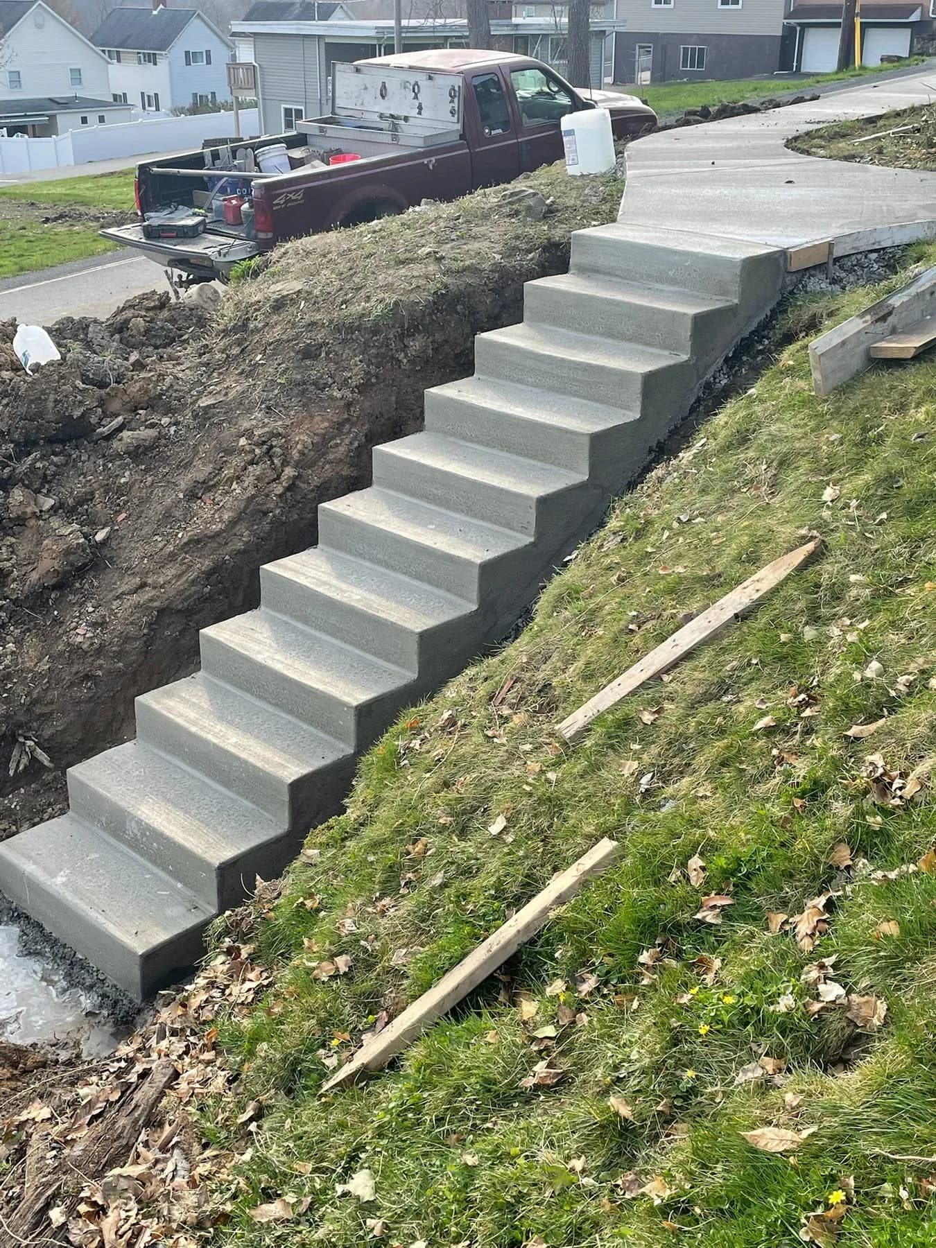 Corwin Contracting jobsite photo 26: excavation and retaining wall work in Southwestern PA