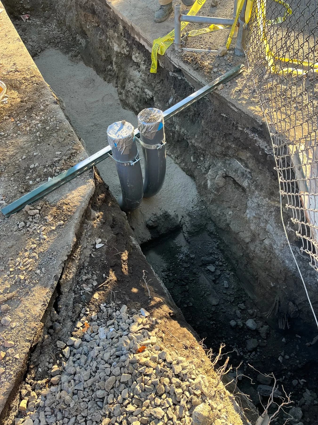 Corwin Contracting jobsite photo 28: excavation and retaining wall work in Southwestern PA