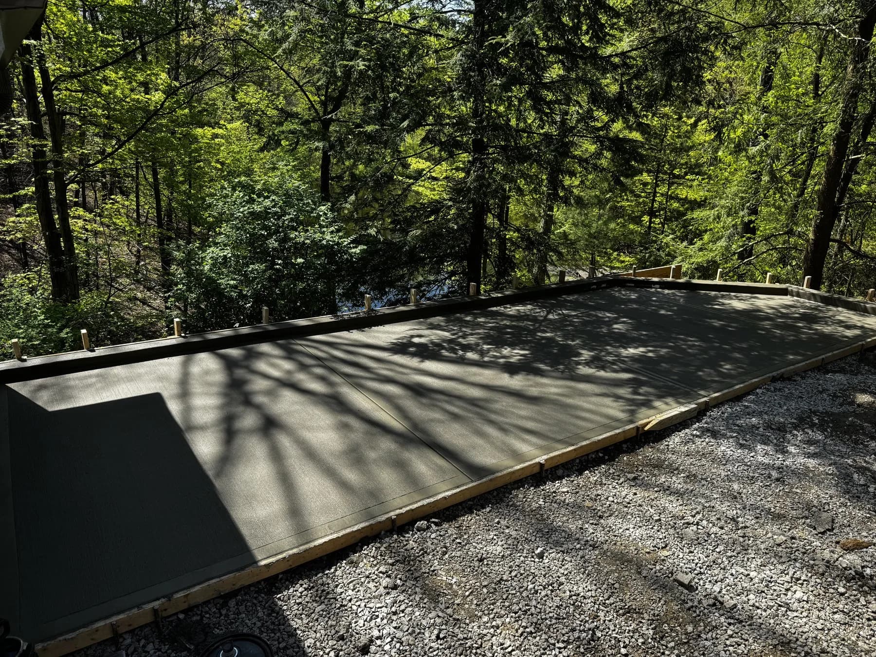 Corwin Contracting jobsite photo 29: excavation and retaining wall work in Southwestern PA